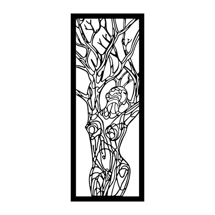 Wallity Vuslat Escultura de pared de metal Negro Wallity Vuslat Escultura de pared de metal Negro